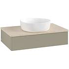 Villeroy & Boch V&B Antao Servantskap med 1 skuff 80x50x19 cm, u/lys, Steingrå/C