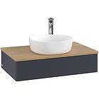 Villeroy & Boch V&B Antao Servantskap med 1 skuff 80x50x19 cm, u/lys, Blå Matt/E