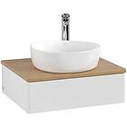 Villeroy & Boch V&B Antao Servantskap med 1 skuff 60x50x19 cm, u/lys, Hvit Blank