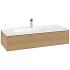 Villeroy & Boch V&B Antao Servantskap med 1 skuff 118,8x49,3x25,6 cm, u/lys, Eik