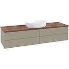 Villeroy & Boch V&B Antao Servantskap med 4 skuffer 160x50x36 cm, u/lys, Steingr
