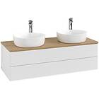 Villeroy & Boch V&B Antao Servantskap med 2 skuffer 120x50x36 cm, u/lys, Hvit Bl