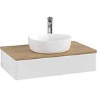 Villeroy & Boch V&B Antao Servantskap med 1 skuff 80x50x19 cm, m/lys, Hvit Blank