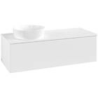 Villeroy & Boch V&B Antao Servantskap med 1 skuff 120x50x36 cm, u/lys, Hvit Matt