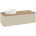 Villeroy & Boch V&B Antao Servantskap med 1 skuff 120x50x36 cm, u/lys, Grå Matt/
