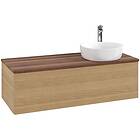 Villeroy & Boch V&B Antao Servantskap med 1 skuff 120x50x36 cm, u/lys, Eik/Valnø