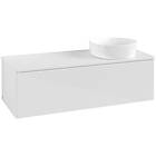 Villeroy & Boch V&B Antao Servantskap med 1 skuff 120x50x36 cm, u/lys, Hvit Høyg
