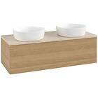 Villeroy & Boch V&B Antao Servantskap med 1 skuff 120x50x36 cm, u/lys, Eik/Crème