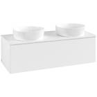 Villeroy & Boch V&B Antao Servantskap med 1 skuff 120x50x36 cm, u/lys, Hvit Matt