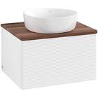 Villeroy & Boch V&B Antao Servantskap med 1 skuff 60x50x36 cm, u/lys, Hvit Matt/
