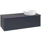 Villeroy & Boch V&B Antao Servantskap med 1 skuff 120x50x36 cm, u/lys, Blå Matt