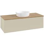 Villeroy & Boch V&B Antao Servantskap med 1 skuff 120x50x36 cm, u/lys, Grå Matt/