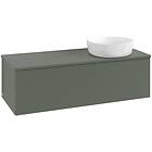 Villeroy & Boch V&B Antao Servantskap med 1 skuff 120x50x36 cm, u/lys, Grønn Mat