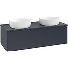 Villeroy & Boch V&B Antao Servantskap med 1 skuff 120x50x36 cm, u/lys, Blå Matt