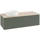 Villeroy & Boch V&B Antao Servantskap med 1 skuff 120x50x36 cm, u/lys, Grønn Mat