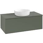 Villeroy & Boch V&B Antao Servantskap med 1 skuff 100x50x36 cm, u/lys, Grønn Mat