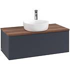 Villeroy & Boch V&B Antao Servantskap med 1 skuff 100x50x36 cm, u/lys, Blå Matt/