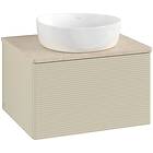 Villeroy & Boch V&B Antao Servantskap med 1 skuff 60x50x36 cm, u/lys, Grå Matt/C