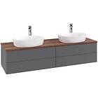 Villeroy & Boch V&B Antao Servantskap med 4 skuffer 160x50x36 cm, u/lys, Antrasi