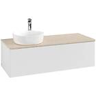Villeroy & Boch V&B Antao Servantskap med 1 skuff 120x50x36 cm, u/lys, Hvit Blan