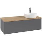 Villeroy & Boch V&B Antao Servantskap med 1 skuff 120x50x36 cm, u/lys, Antrasitt