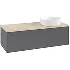 Villeroy & Boch V&B Antao Servantskap med 1 skuff 120x50x36 cm, u/lys, Antrasitt