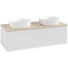 Villeroy & Boch V&B Antao Servantskap med 1 skuff 120x50x36 cm, u/lys, Hvit Blan