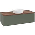 Villeroy & Boch V&B Antao Servantskap med 1 skuff 120x50x36 cm, u/lys, Grønn Mat