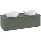 Villeroy & Boch V&B Antao Servantskap med 1 skuff 120x50x36 cm, u/lys, Grønn Mat