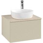 Villeroy & Boch V&B Antao Servantskap med 1 skuff 60x50x36 cm, u/lys, Grå Matt/C