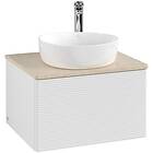 Villeroy & Boch V&B Antao Servantskap med 1 skuff 60x50x36 cm, u/lys, Hvit Blank