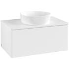 Villeroy & Boch V&B Antao Servantskap med 1 skuff 80x50x36 cm, u/lys, Hvit Matt