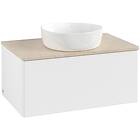 Villeroy & Boch V&B Antao Servantskap med 1 skuff 80x50x36 cm, u/lys, Hvit Matt/