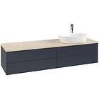 Villeroy & Boch V&B Antao Servantskap med 4 skuffer 160x50x36 cm, u/lys, Blå Mat