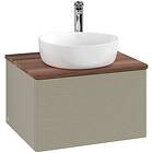 Villeroy & Boch V&B Antao Servantskap med 1 skuff 60x50x36 cm, u/lys, Steingrå/V