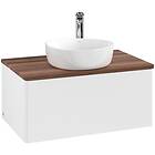 Villeroy & Boch V&B Antao Servantskap med 1 skuff 80x50x36 cm, u/lys, Hvit Matt/