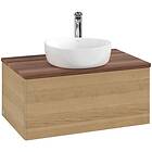 Villeroy & Boch V&B Antao Servantskap med 1 skuff 80x50x36 cm, u/lys, Eik/Valnøt