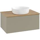 Villeroy & Boch V&B Antao Servantskap med 1 skuff 80x50x36 cm, u/lys, Steingrå/E