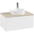 Villeroy & Boch V&B Antao Servantskap med 1 skuff 80x50x36 cm, u/lys, Hvit Matt/