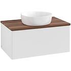 Villeroy & Boch V&B Antao Servantskap med 1 skuff 80x50x36 cm, u/lys, Hvit Blank