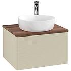 Villeroy & Boch V&B Antao Servantskap med 1 skuff 60x50x36 cm, u/lys, Grå Matt/V