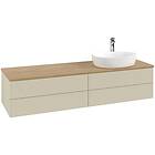 Villeroy & Boch V&B Antao Servantskap med 4 skuffer 160x50x36 cm, u/lys, Grå Mat