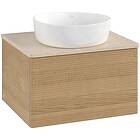 Villeroy & Boch V&B Antao Servantskap med 1 skuff 60x50x36 cm, u/lys, Eik/Crème