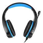 INF Gaming headset passar 3,5 mm standarduttag Svart/blå