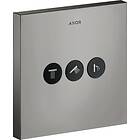 Axor ShowerSelect, 3-veis ventil Polert Sort Krom 36717330
