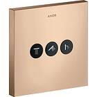 Axor ShowerSelect, 3-veis ventil Polert Rødt Gull 36717300