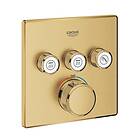Grohe Grohtherm SmartControl Termostat Med 3 uttak, Brushed Cool Sunrise 29126GN