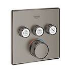 Grohe Grohtherm SmartControl Termostat Med 3 uttak, Brushed Hard Graphite 29126A