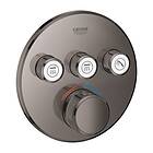 Grohe Grohtherm SmartControl Termostat Med 3 uttak, Hard Graphite 29121A00