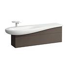 Laufen ILBAGNOALESSI Servantskap 1600 135x32 cm, 1 skuff, Dark Brown H4304510974